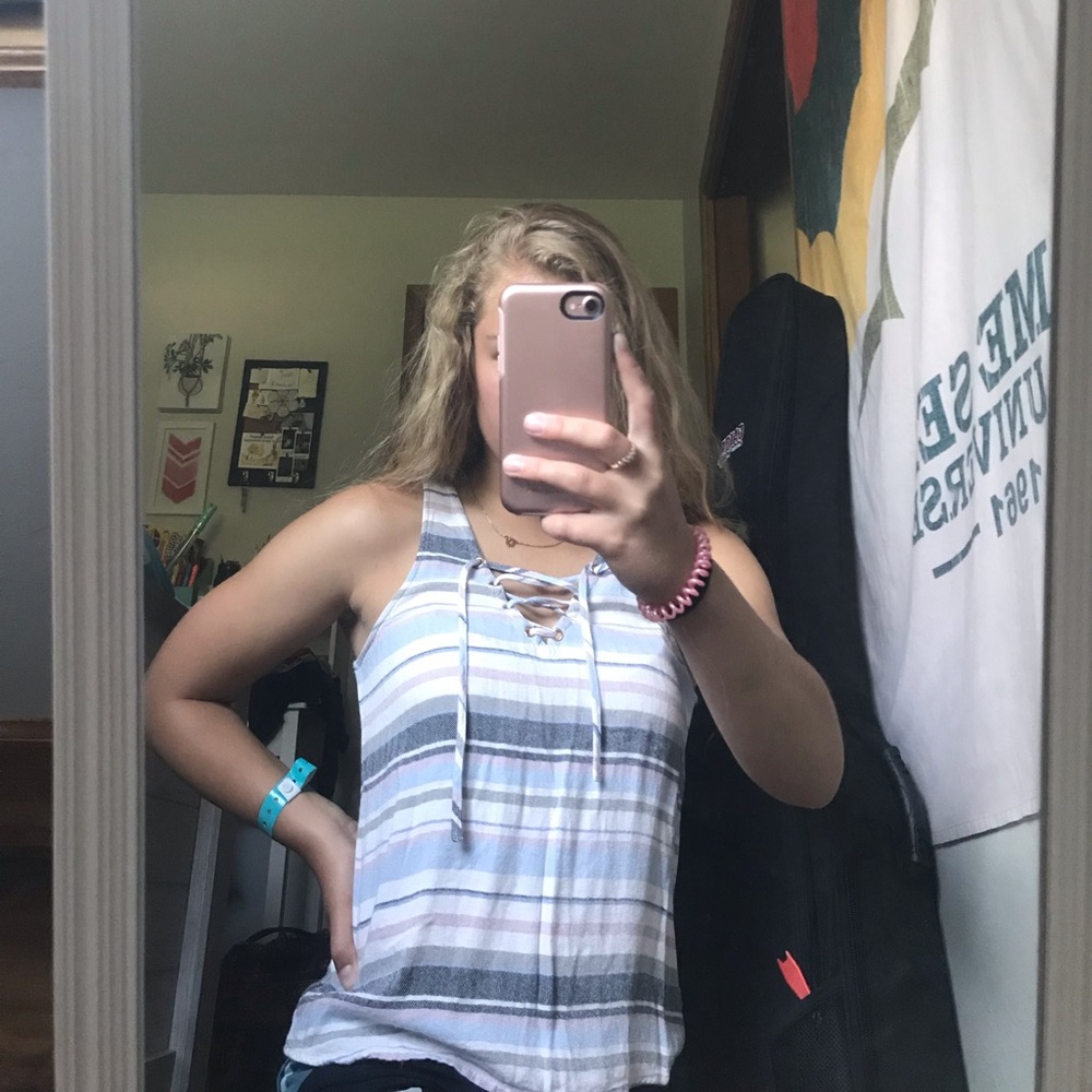 tie up tank top